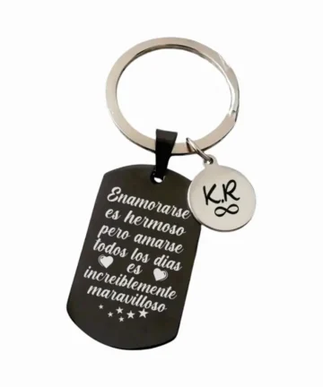 llavero negro y dije