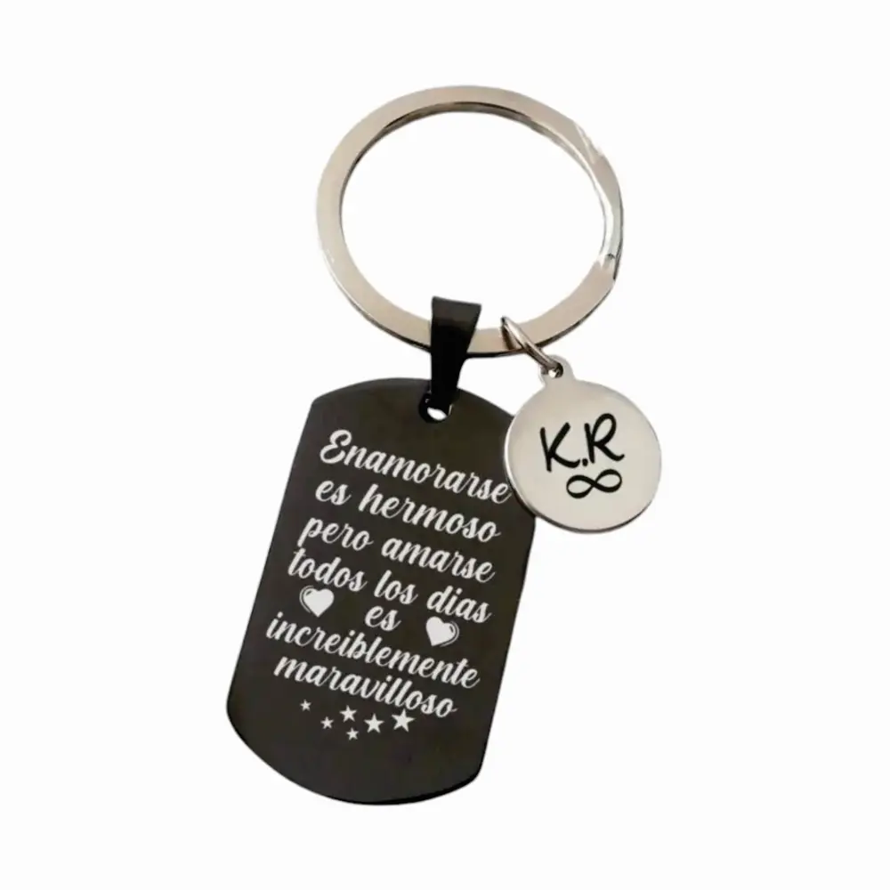 02 llavero negro y dije