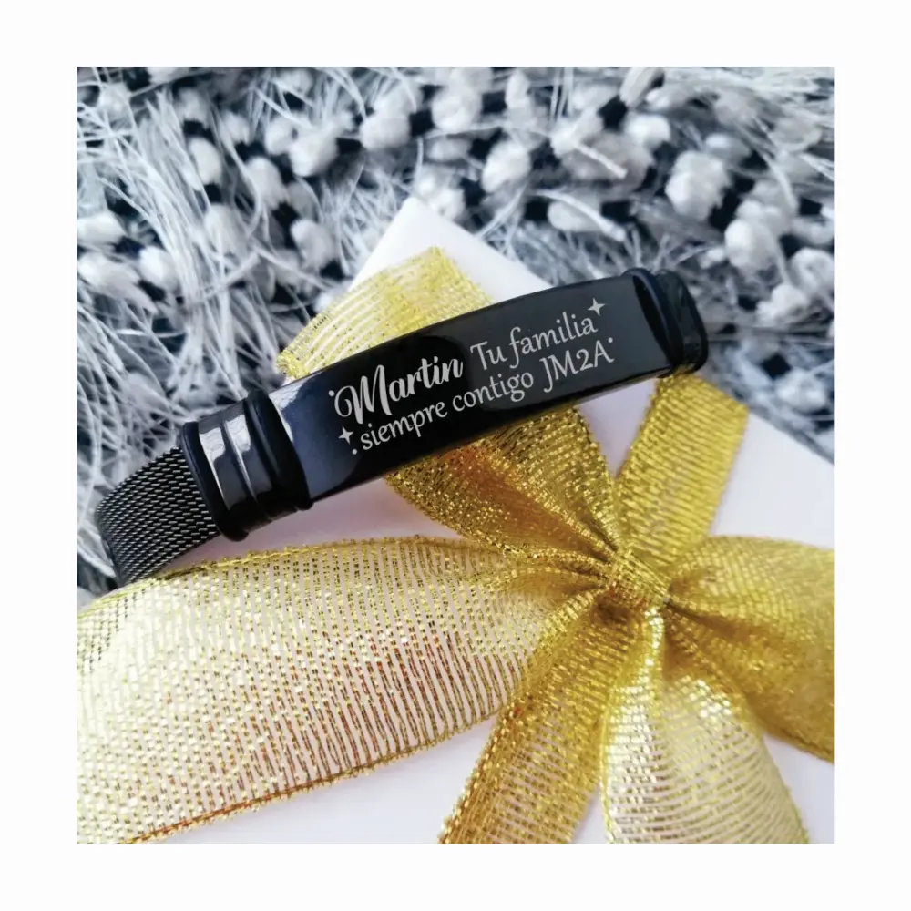 Negro 03 Pulsera Color Negro