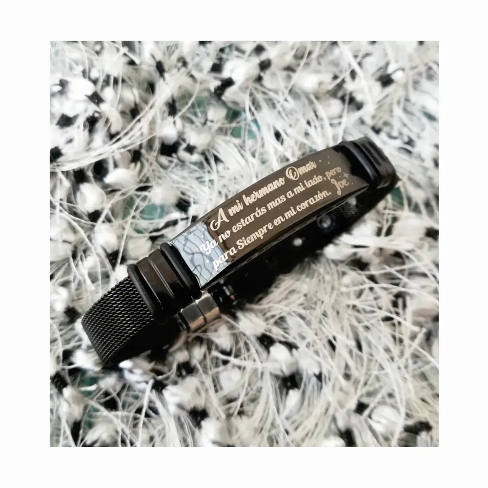 Negro 05 Pulsera Color Negro