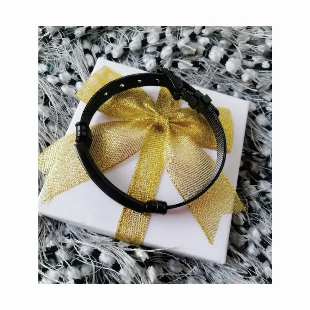 Negro 06 Pulsera Color Negro