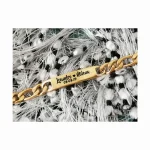 dorada05 Manilla acero inoxidable personalizada grabada en láser