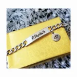 esclava02 Manilla acero inoxidable personalizada grabada en láser