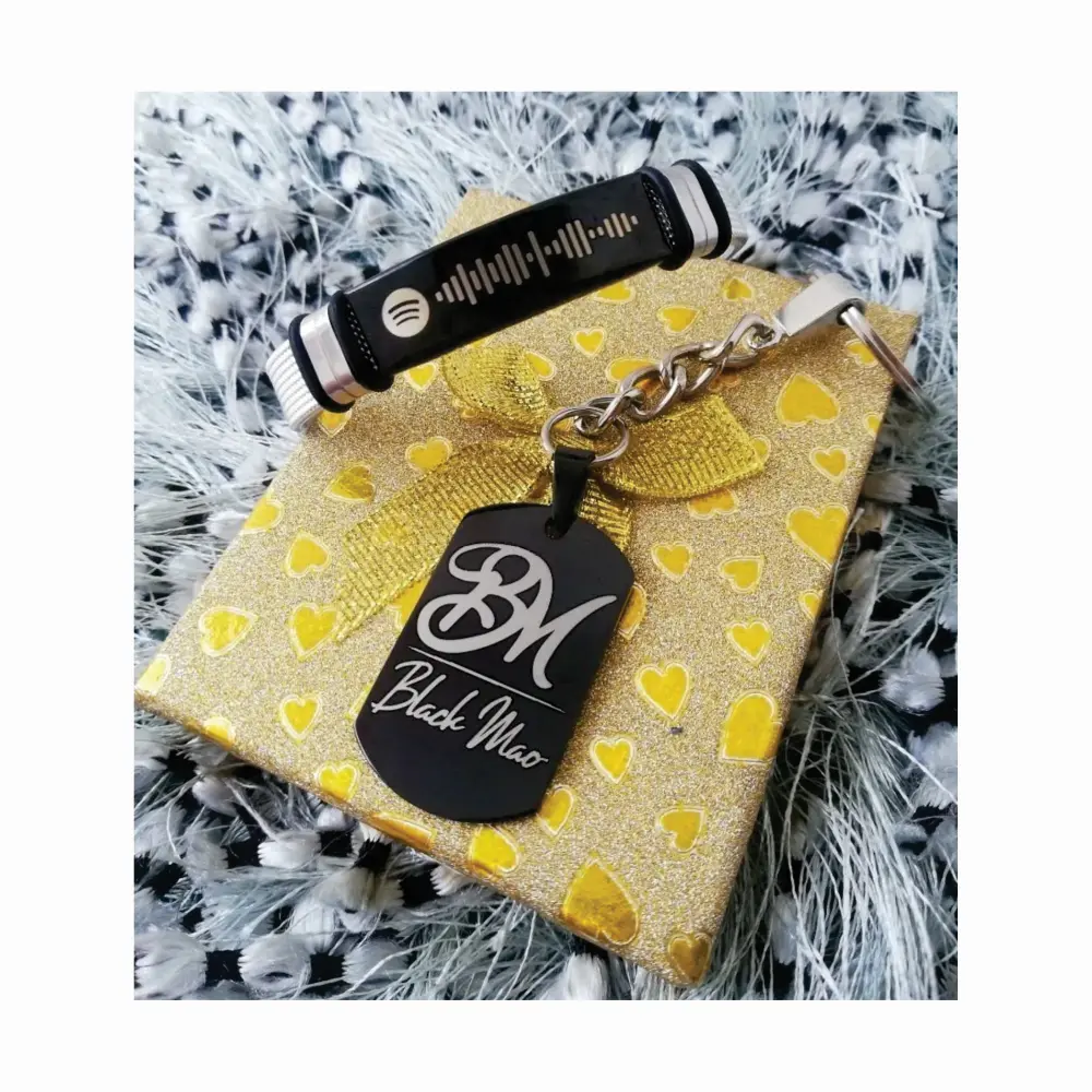 LLAVERO PULSERA 03 color negro