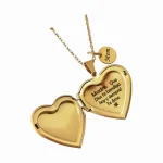 RELICARIO 01 B Collar Relicario con dije Personalizado