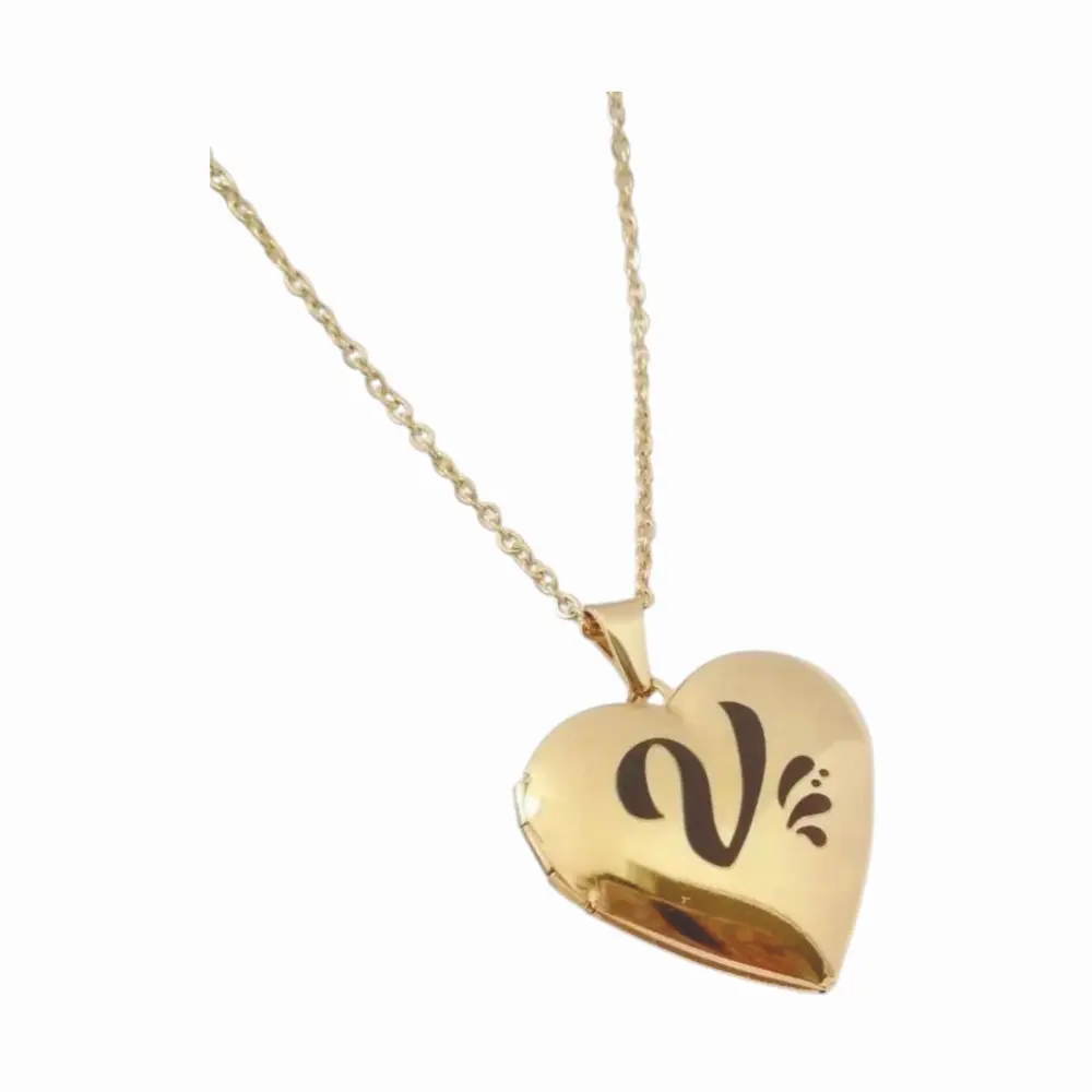 RELICARIO 01 D Collar Relicario con dije Personalizado