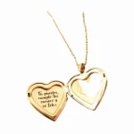 RELICARIO 01 F collar relicario con cadena