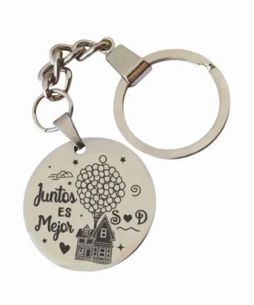 Llavero personalizado grabado en láser