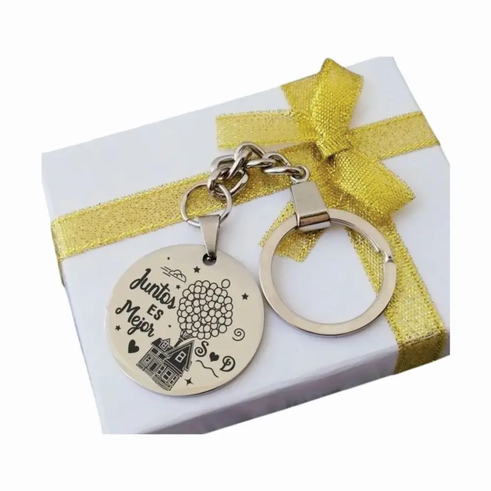 LLAVERO 05 llavero redondo obsequio caja