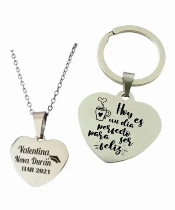 Llavero personalizado grabado en láser