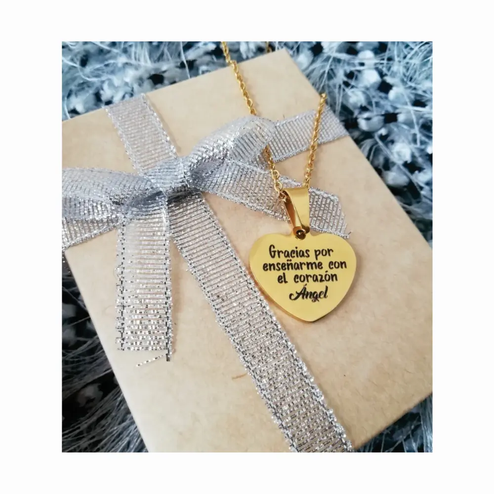 corazon2 Juego Pulsera y Collar Personalizado