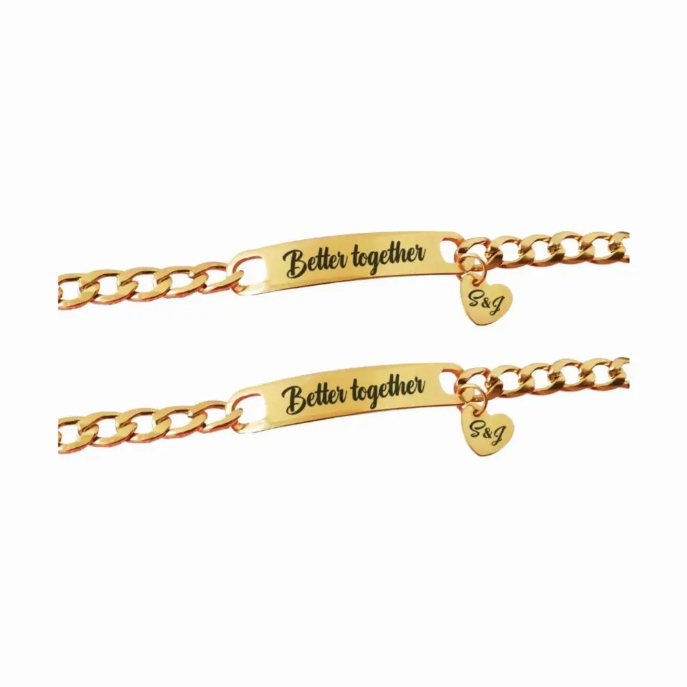 06A Manilla acero inoxidable personalizada grabada en láser