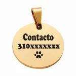 GATO perros gatos acero anti-pérdida mascotas