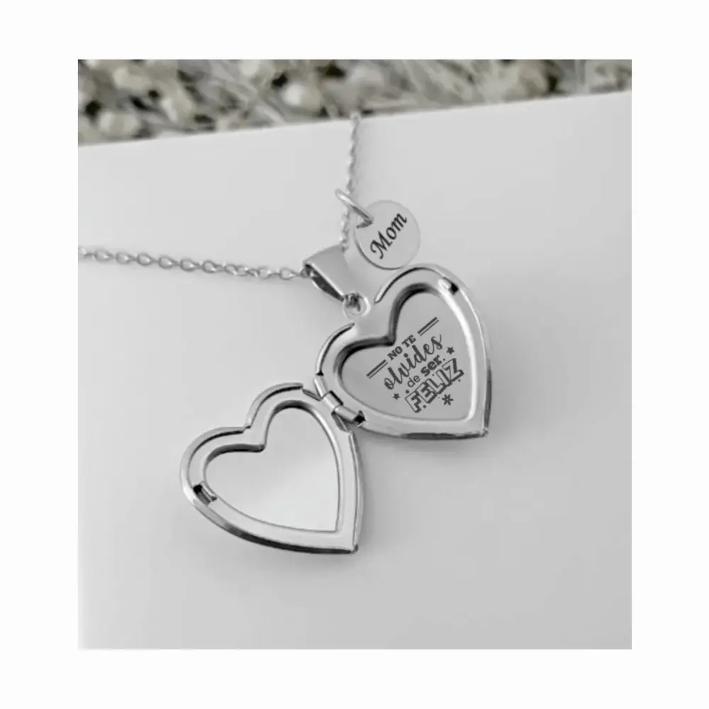 RELI 01AD Collar Relicario con dije Personalizado