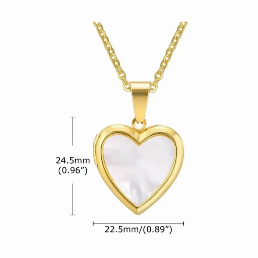 RELI 06 Relicario Corazón Acero Inoxidable