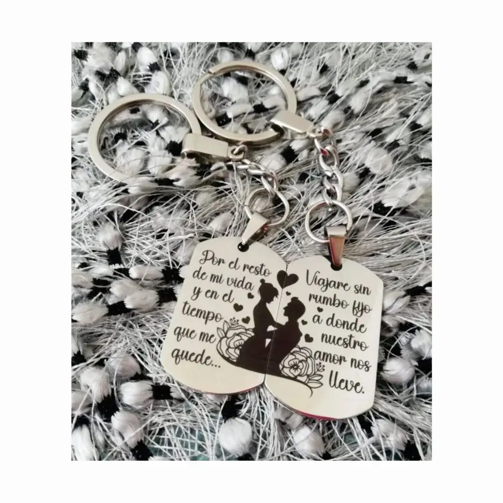 03 Juego Llavero Plateados