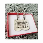 04 juego llavero plateados