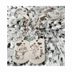 05 juego llavero plateados