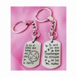 08 juego llavero plateados