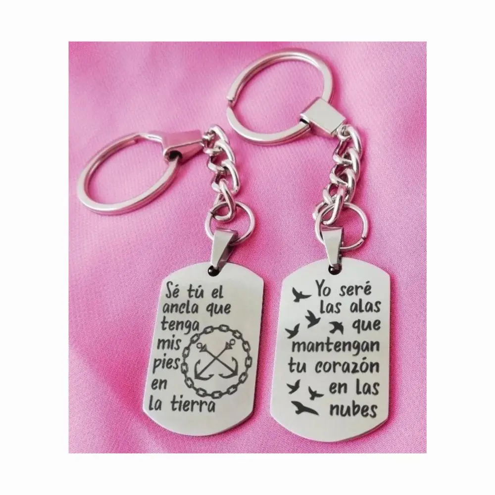 08 juego llavero plateados