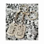 14 juego llavero plateados