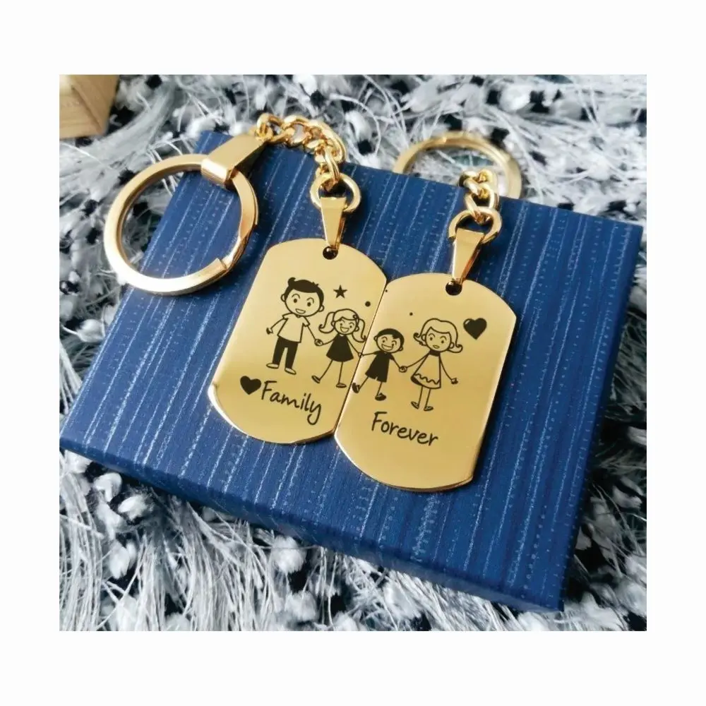 dorada 03 juego llavero dorados