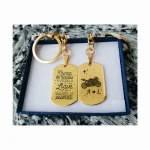 dorada 06 juego llavero dorados