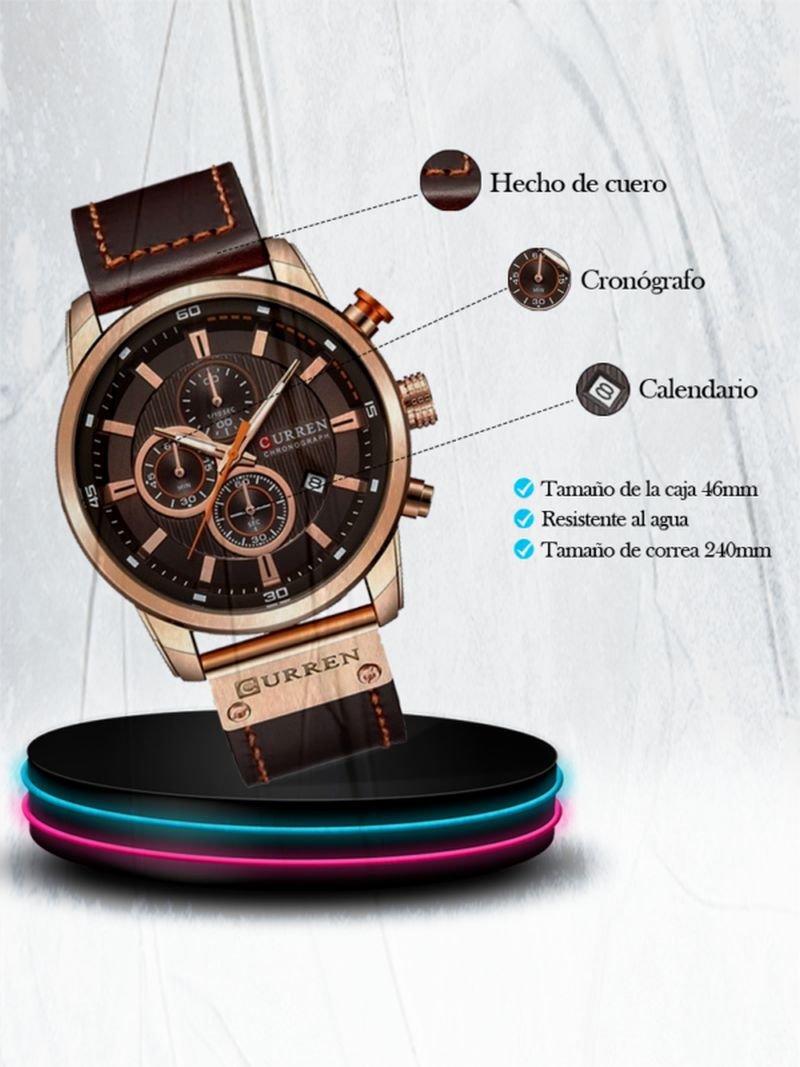 01 I Reloj Curren 8291 Hombre