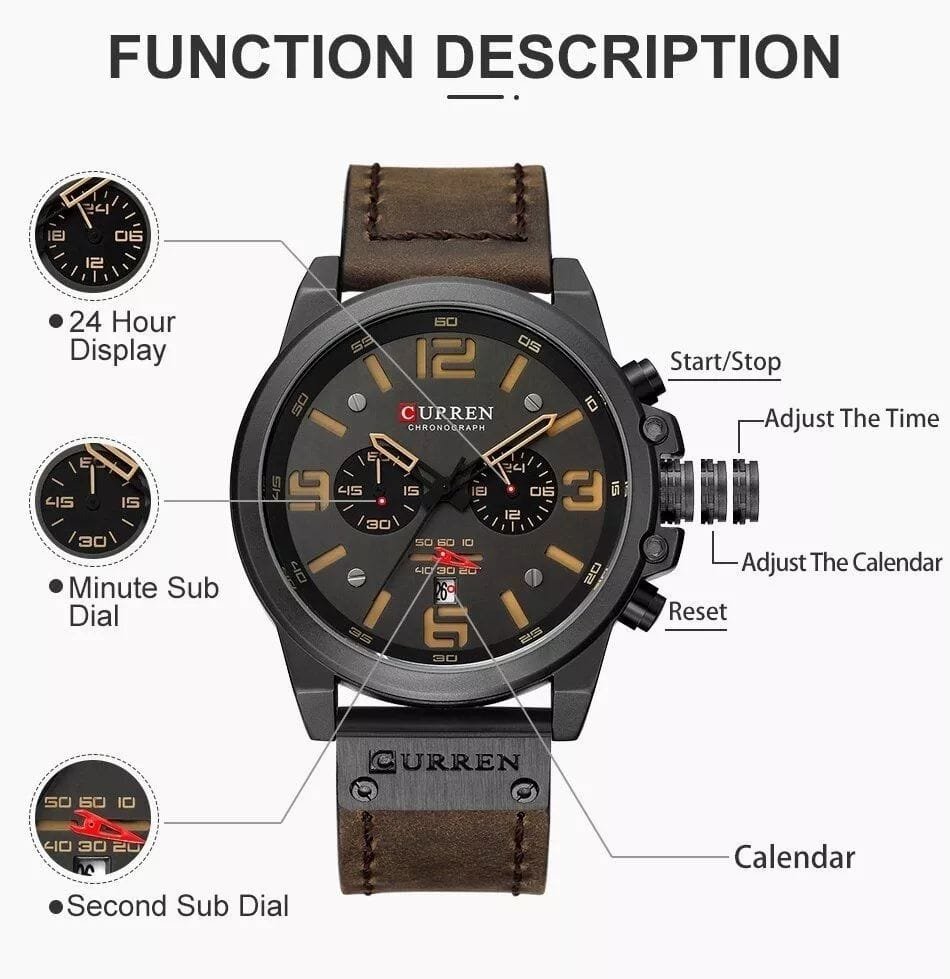 02 Reloj Curren 8314 Hombre