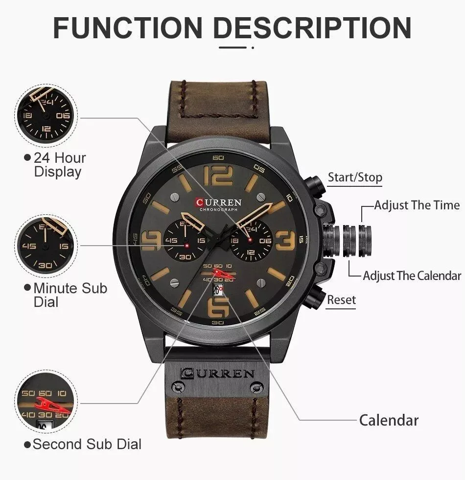 02 Reloj Curren 8314 Hombre