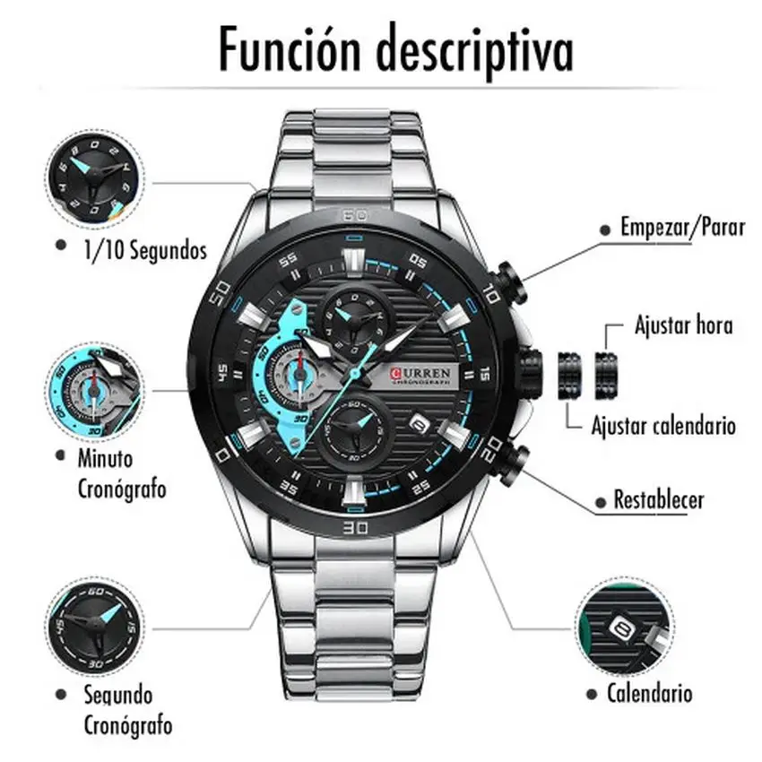 AB01 Reloj Curren 8402 Hombre