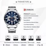 Portapapeles38 Reloj Curren 8363 Hombre