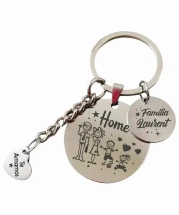 Llavero personalizado grabado en láser