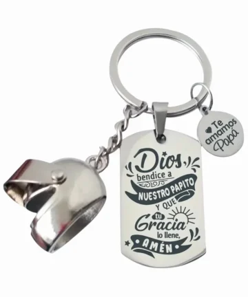 Llavero personalizado grabado en láser