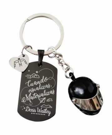 llavero casco y dije