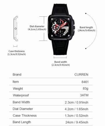 Reloj Curren 8461 Hombre