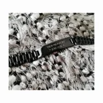 ACERO08 Pulseras identificación en acero inoxidable grabadas en láser color negro