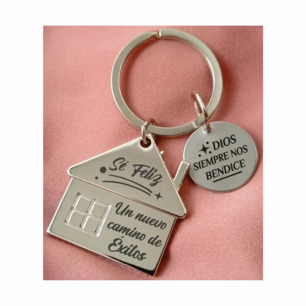 CASA 02 llavero casa dije redondo