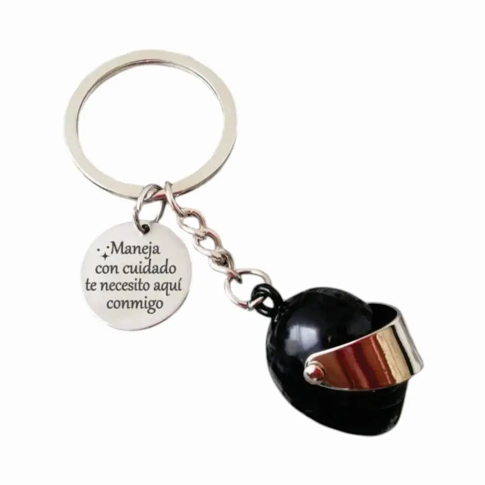 CASCO 04 Llavero personalizado grabado en láser