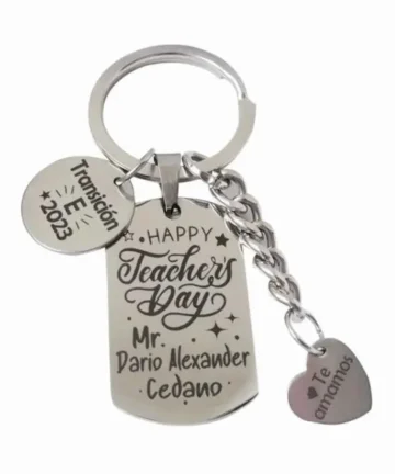 Llavero personalizado grabado en láser