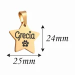 ESTRELLA DO04 estrella dorada medidas