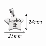 ESTRELLAPL03 estrella plata medidas