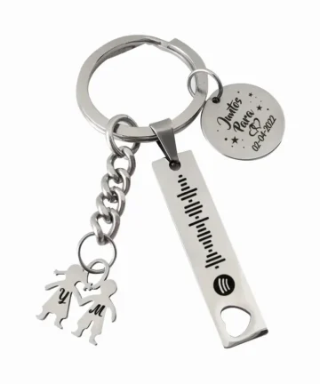 Llavero personalizado grabado en láser