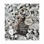 NEGROS llavero negro con dijes