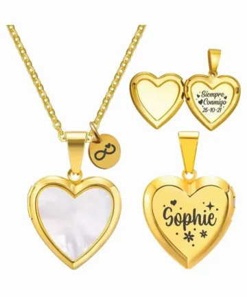 Collar Relicario con dije Personalizado