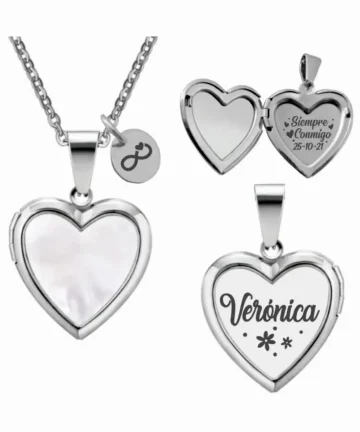 Collar Relicario con dije Personalizado