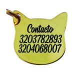 blanco 08 placa color dorada reverso