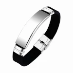 blanco Pulsera Manilla Sin Grabar en Blanco