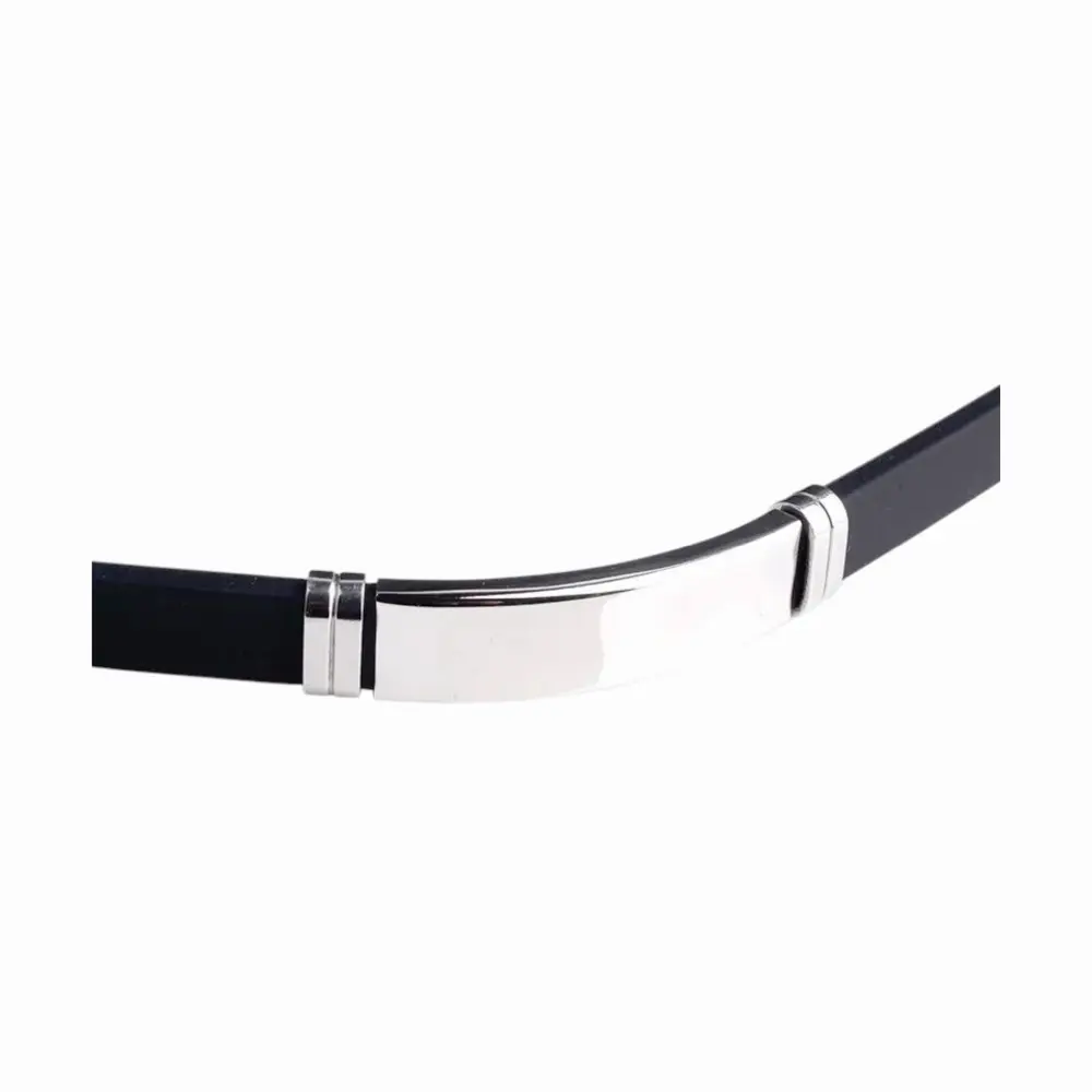 blanco05 Pulsera Manilla Sin Grabar en Blanco