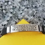 reloj 05 Manilla acero inoxidable personalizada grabada en láser